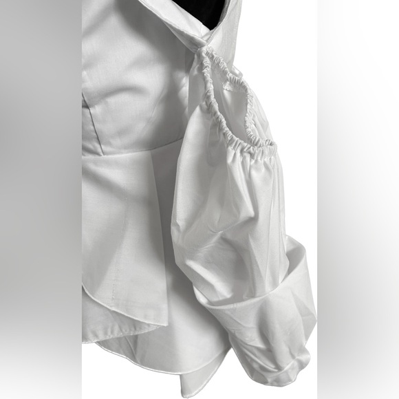 New! Off Shoulder Puff Sleeve Blouse - Picture 4 of 4